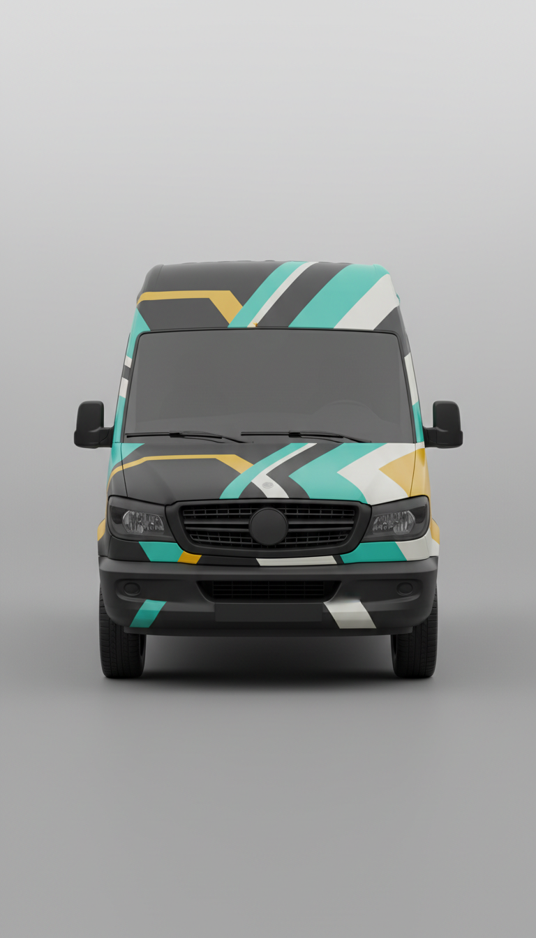 Business Fleet Van Custom Wrap