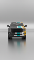 Commercial Pickup Truck Branded Wrap